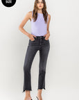 VERVET by Flying Monkey Plus Size High Rise Crop Flare Jeans