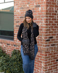 Julia Rose The Gemma Leopard Scarf