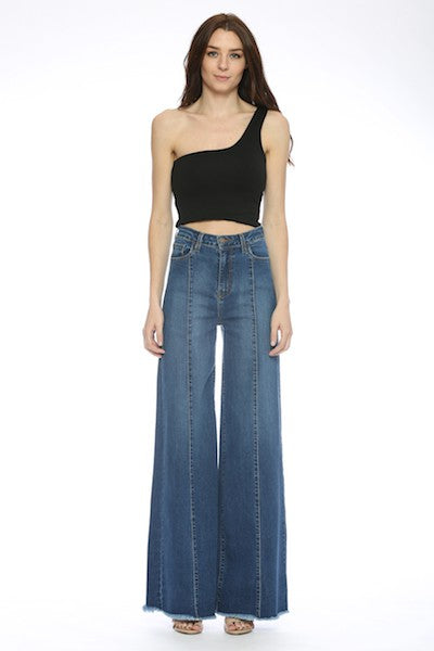 O2 Denim Wide Leg Denim Jeans