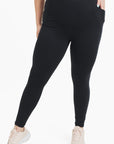 Mono B Curvy Tapered Band Essential High Waist Leggings