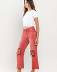 VERVET by Flying Monkey 90s Vintage Crop Flare Jeans