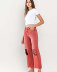 VERVET by Flying Monkey 90s Vintage Crop Flare Jeans