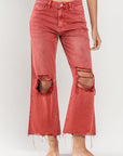 VERVET by Flying Monkey 90s Vintage Crop Flare Jeans