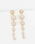 Sun Pearl Dangle Earrings