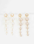 Sun Pearl Dangle Earrings