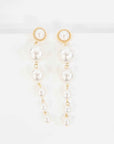 Sun Pearl Dangle Earrings