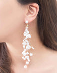 Pearl Waterfall Drop Earrings