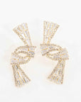 Crystal Ribbon Earrings