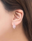 Precious Heart Hoop Earrings