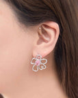 Doodle Flower Post Earrings