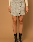 Gilli Button Down Mini Skirt