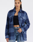 Plaid Boyfriend Oversized Soft Flannel Shacket