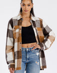 Boyfriend Oversized Soft Flannel Shacket