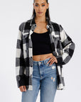 Large Plaid Boyfriend Oversized Soft Flannel Shacket