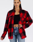 Plaid Boyfriend Oversized Soft Flannel Shacket