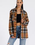 Boyfriend Brushed Flannel Shacket