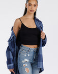 Boyfriend Oversized Soft Flannel Shacket