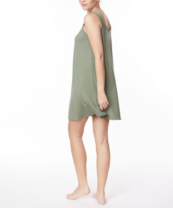 Fabina Bamboo Pajama Cami Dress