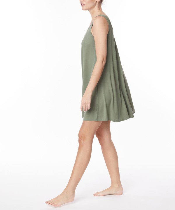 Fabina Bamboo Pajama Cami Dress