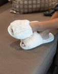 The Keira Solid Plush Slippers