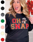 Soft Ideal Chenille Oh Snap Graphic Long Sleeve