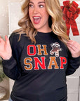 Soft Ideal Chenille Oh Snap Graphic Long Sleeve