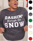 Soft Ideal Chenille Dashin Through the Snow LS Tee