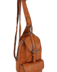 Buckle Pocket Sling Bag Backpack