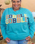 Soft Ideal Chenille Gobble Gobble Graphic Tee