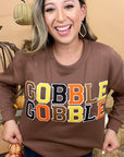 Soft Ideal Chenille Gobble Gobble Sweatshirt