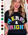 Soft Ideal Chenille Merry and Bright T-Shirt