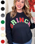 Soft Ideal Chenille Grinch Long Sleeve T-Shirt