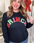 Soft Ideal Chenille Grinch Long Sleeve T-Shirt