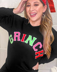 Soft Ideal Chenille Grinch Graphic Sweatshirt