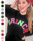 Soft Ideal Chenille Grinch Graphic Sweatshirt