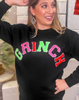 Soft Ideal Chenille Grinch Graphic Sweatshirt