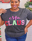 Soft Ideal Chenille Mrs. Claus Graphic T-Shirt