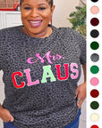 Soft Ideal Chenille Mrs. Claus Graphic T-Shirt