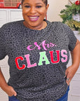 Soft Ideal Chenille Mrs. Claus Graphic T-Shirt