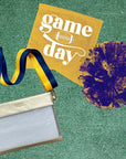 Thomas and Lee Co Clear Gameday Wristlet - Stadium Approved