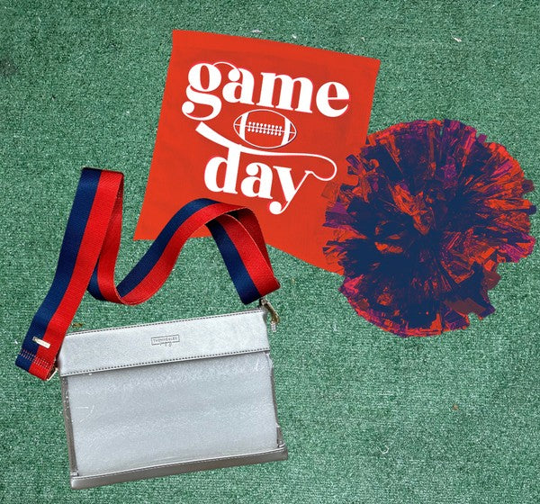 Thomas and Lee Co Clear Gameday Wristlet - Stadium Approved