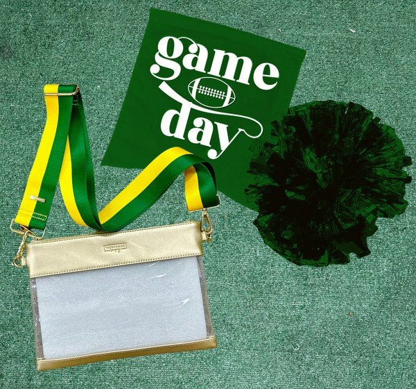 Thomas and Lee Co Clear Gameday Wristlet - Stadium Approved