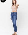 VERVET by Flying Monkey Plus Size High Rise Slim Straight Jeans