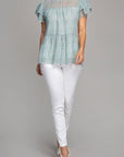 Tiered Chiffon Blouse - Online Only