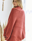 Davi & Dani Patten Knit Dolman Slouch Cardigan - Online Only