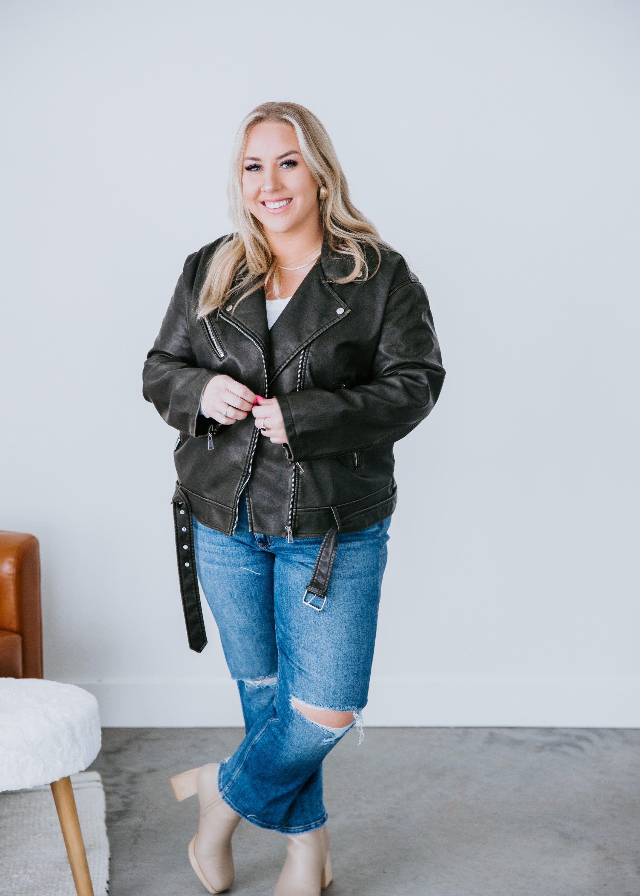 Zon Moto Jacket by Lily &amp; Lottie