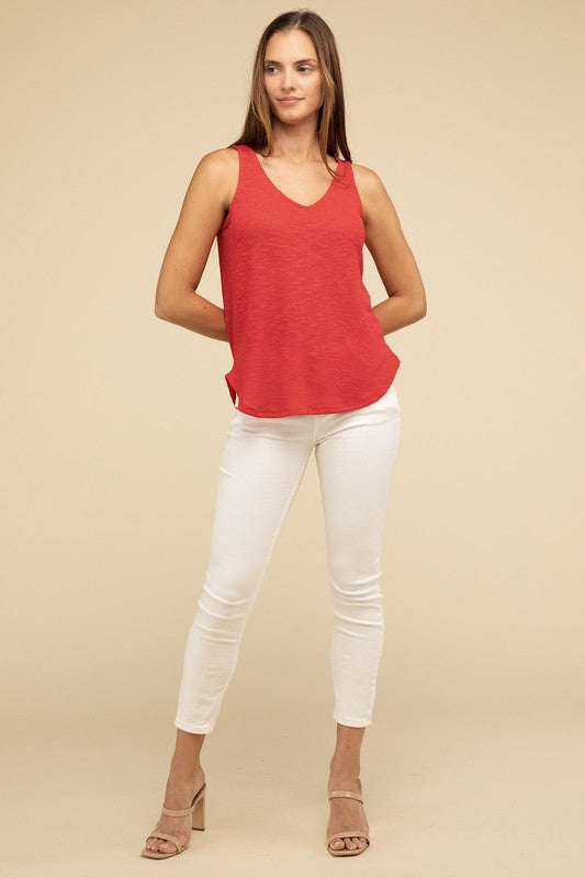 ZENANA V-Neck Sleeveless Cami Top