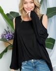 e Luna Cold Shoulder Top