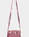 Fame Woven Crossbody Bag with Adjustable Strap