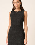 Mittoshop Tweed Sleeveless Mini Dress